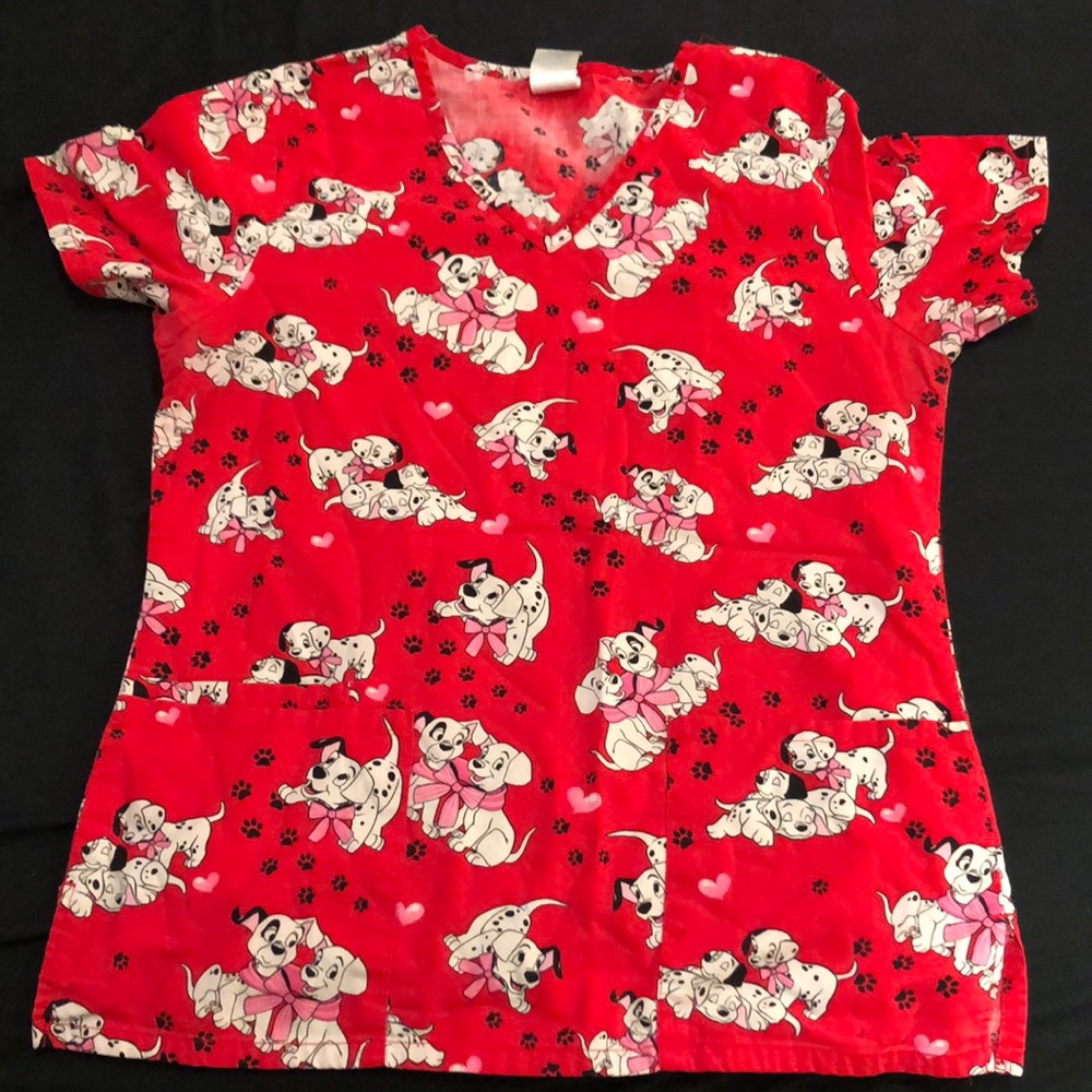 101 Dalmatians scrub top
